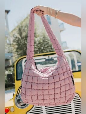 wild fable Quilted Light Pink Shoulder Bag